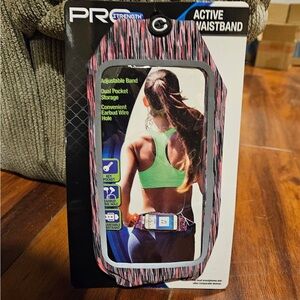 Active Waistband - Pink and Black